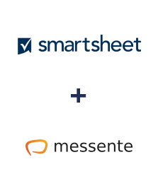 Einbindung von Smartsheet und Messente