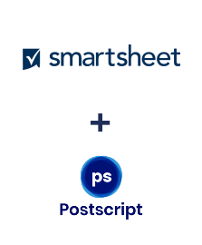 Einbindung von Smartsheet und Postscript