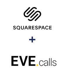 Einbindung von Squarespace und Evecalls