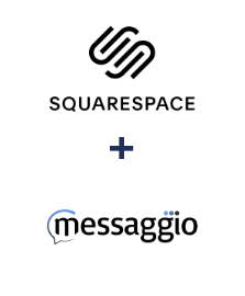 Einbindung von Squarespace und Messaggio
