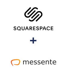 Einbindung von Squarespace und Messente