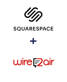 Einbindung von Squarespace und Wire2Air
