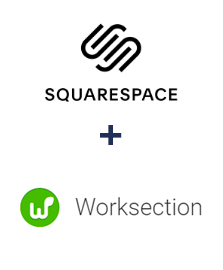 Einbindung von Squarespace und Worksection