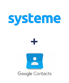 Einbindung von Systeme.io und Google Contacts