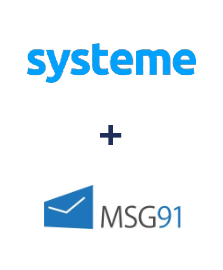 Einbindung von Systeme.io und MSG91