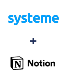 Einbindung von Systeme.io und Notion