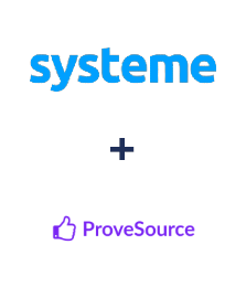 Einbindung von Systeme.io und ProveSource