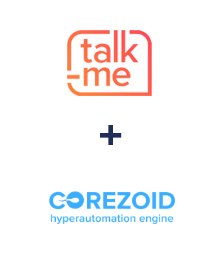 Einbindung von Talk-me und Corezoid