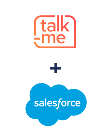 Einbindung von Talk-me und Salesforce CRM