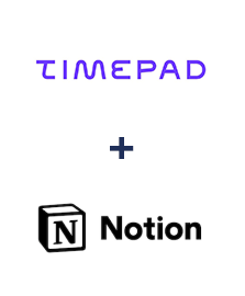 Einbindung von Timepad und Notion
