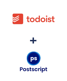 Einbindung von Todoist und Postscript