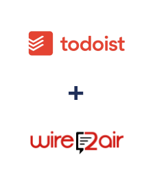 Einbindung von Todoist und Wire2Air