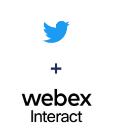 Einbindung von Twitter und Webex Interact