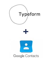Einbindung von Typeform und Google Contacts