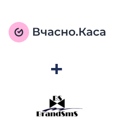 Einbindung von Вчасно.Каса und BrandSMS 