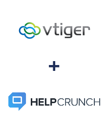 Einbindung von vTiger CRM und HelpCrunch