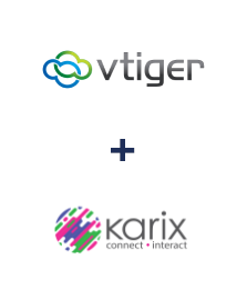 Einbindung von vTiger CRM und Karix