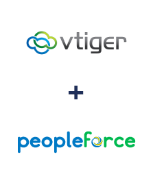 Einbindung von vTiger CRM und PeopleForce