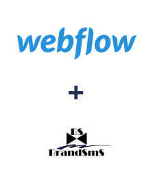 Einbindung von Webflow und BrandSMS 