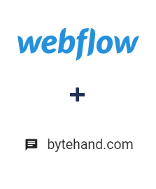 Einbindung von Webflow und BYTEHAND