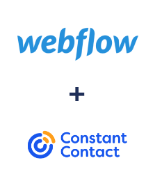 Einbindung von Webflow und Constant Contact