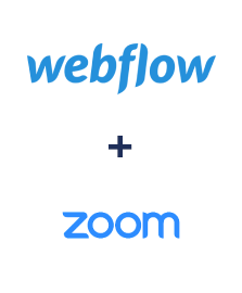 Einbindung von Webflow und Zoom