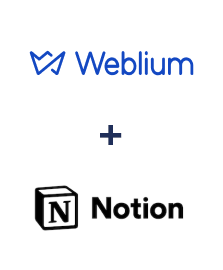 Einbindung von Weblium und Notion