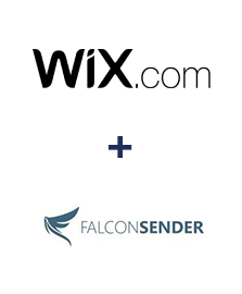 Einbindung von Wix und FalconSender