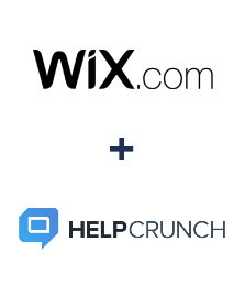 Einbindung von Wix und HelpCrunch