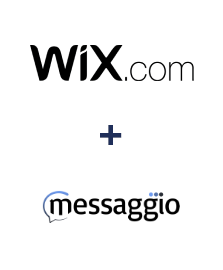 Einbindung von Wix und Messaggio