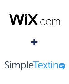 Einbindung von Wix und SimpleTexting
