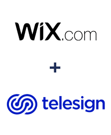 Einbindung von Wix und Telesign