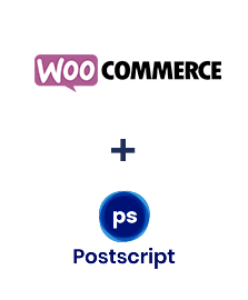 Einbindung von WooCommerce und Postscript