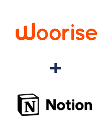 Einbindung von Woorise und Notion