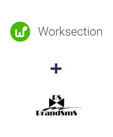 Einbindung von Worksection und BrandSMS 