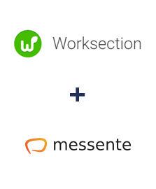 Einbindung von Worksection und Messente