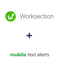 Einbindung von Worksection und Mobile Text Alerts