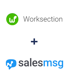 Einbindung von Worksection und Salesmsg
