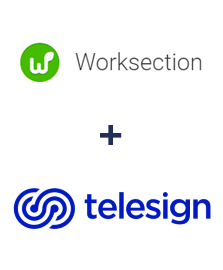 Einbindung von Worksection und Telesign