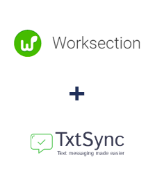 Einbindung von Worksection und TxtSync