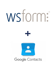 Einbindung von WS Form und Google Contacts