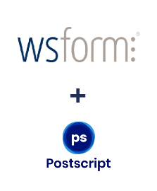 Einbindung von WS Form und Postscript