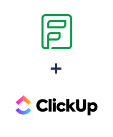 Einbindung von ZOHO Forms und ClickUp