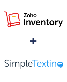 Einbindung von ZOHO Inventory und SimpleTexting