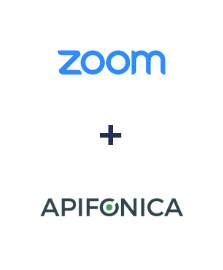 Einbindung von Zoom und Apifonica