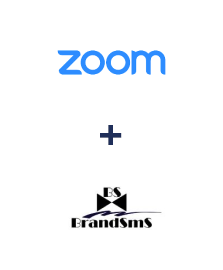 Einbindung von Zoom und BrandSMS 