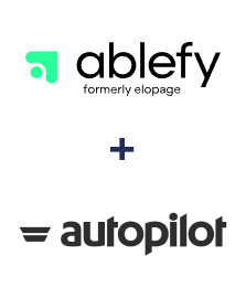 Integration of Ablefy and Autopilot