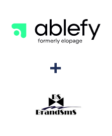 Integration of Ablefy and BrandSMS 