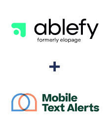 Integration of Ablefy and Mobile Text Alerts