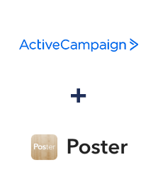 Integration of ActiveCampaign and Poster